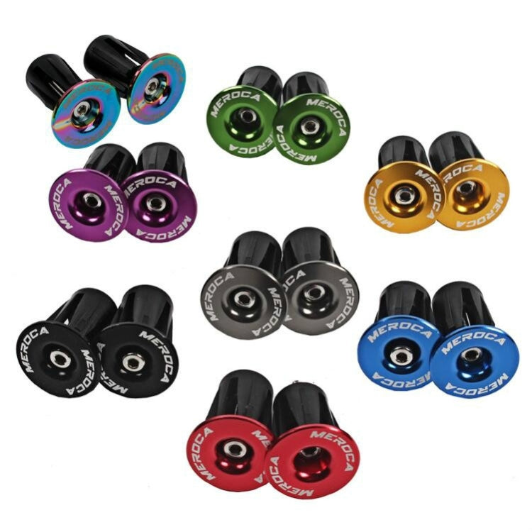 1pair MEROCA Mountain Bike Expansion Lock Bar Plug Road Bike Bicycle Bar Plug End Cover, Color: Purple - Others by MEROCA | Online Shopping UK | buy2fix