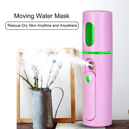 Facial Steamer Nano Steamer Handy  Face Moisture Sprayer Rechargeable Mini USB Charging Automatic Alcohol Sprayer(white) - Beauty Instrument by buy2fix | Online Shopping UK | buy2fix