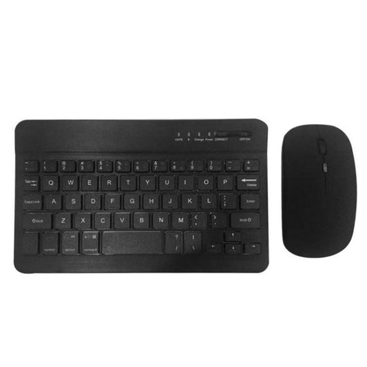 Universal Ultra-Thin Portable Bluetooth Keyboard and Mouse Set For Tablet Phones, Size:7 inch(Black Keyboard + Black Mouse) - Universal Keyboard by buy2fix | Online Shopping UK | buy2fix
