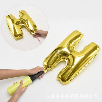 Birthday Party Layout Letter Aluminum Film Balloon Decoration Set(Style Two) - Balloons by buy2fix | Online Shopping UK | buy2fix