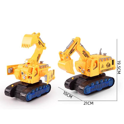 Children Light And Music Simulation Electric Excavator Car Toy, Style: Engineering Vehicle - Music Toys by buy2fix | Online Shopping UK | buy2fix