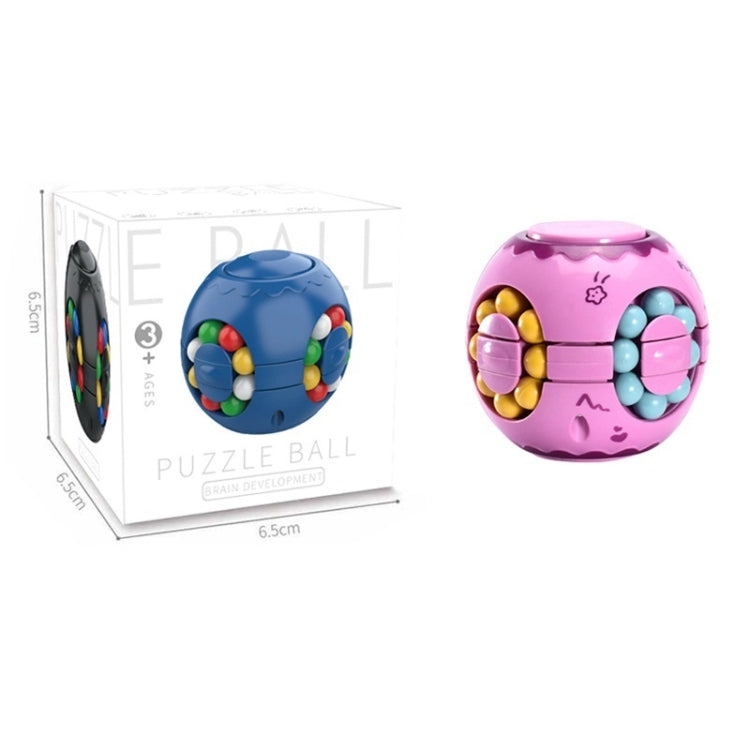 3 PCS Finger Magic Bean Magic Cube Toy Children Intelligence Fingertip Spinning Top(Lilac) - Magic Cubes by buy2fix | Online Shopping UK | buy2fix