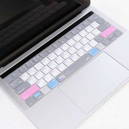 JRC English Version Colored Silicone Laptop Keyboard Protective Film For MacBook Air 13.3 inch A1369 & A1466(Soothing Color) - Keyboard Protector by JRC | Online Shopping UK | buy2fix