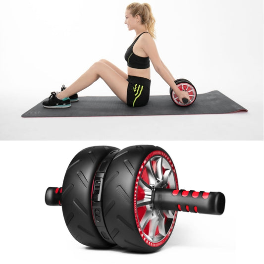 KYTO 2730 Electronic Counting Abdominal Wheel Abdomen Retracting Machine Automatic Rebound Giant Wheel(Red Black) - Fitness Equipments by buy2fix | Online Shopping UK | buy2fix