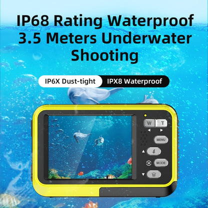 WDC901 3.5m Waterproof 48MP HD Dual Screen Outdoor Sports Digital Camera US Plug(Green) - Children Cameras by buy2fix | Online Shopping UK | buy2fix