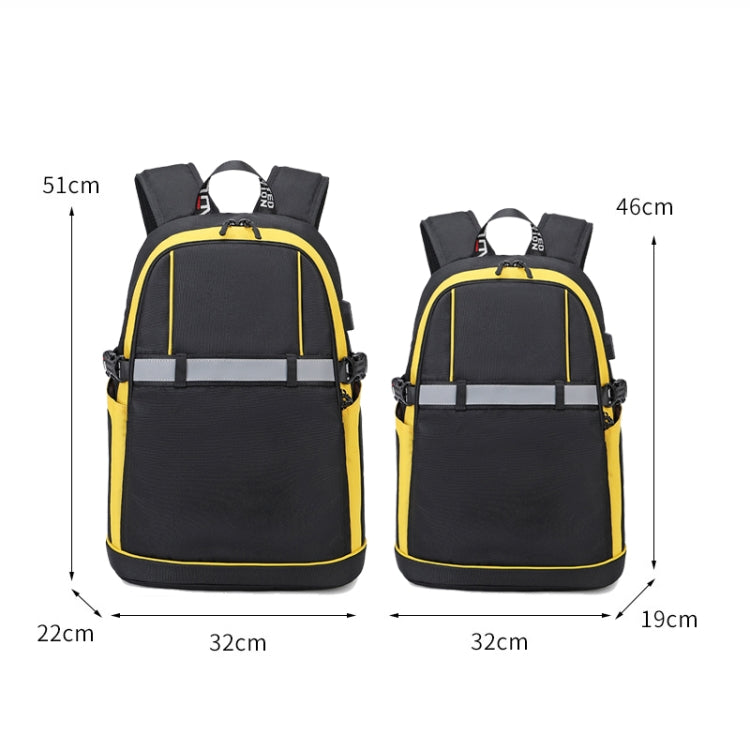 2101 Student Backpack Fashion Casual Backpack(Small Black) - Double-shoulder Bags by buy2fix | Online Shopping UK | buy2fix