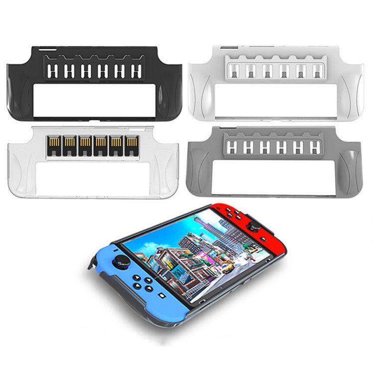 SND-481 Host Semi-Package PC Protective Shell Accommodate 6 Game Cards For Switch OLED(Transparent) - Cases by buy2fix | Online Shopping UK | buy2fix