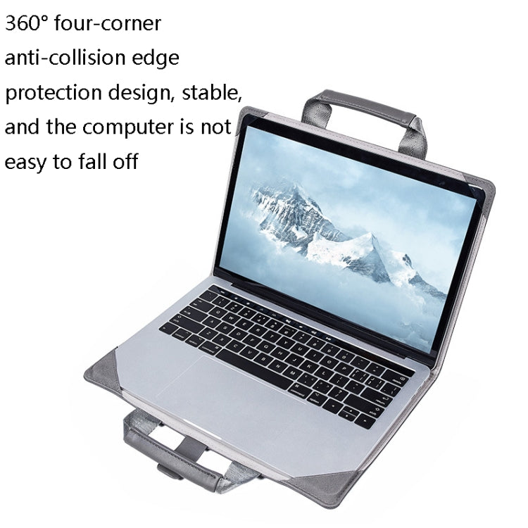 Book Style Laptop Protective Case Handbag For Macbook 13 inch(Ink Green) - Protective Bags by buy2fix | Online Shopping UK | buy2fix