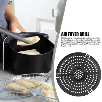 21.6cm Air Fryer Cooking Divider For Fryer Frying Board Steaming Board Grill Pan - Baking mat & Bakewares by buy2fix | Online Shopping UK | buy2fix