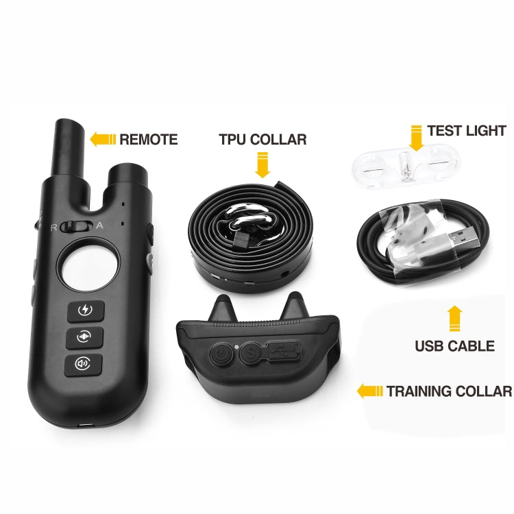 Intelligent Remote Control Dog Trainer Automatic Barking Stop Collar(Black) - Training Aids by buy2fix | Online Shopping UK | buy2fix