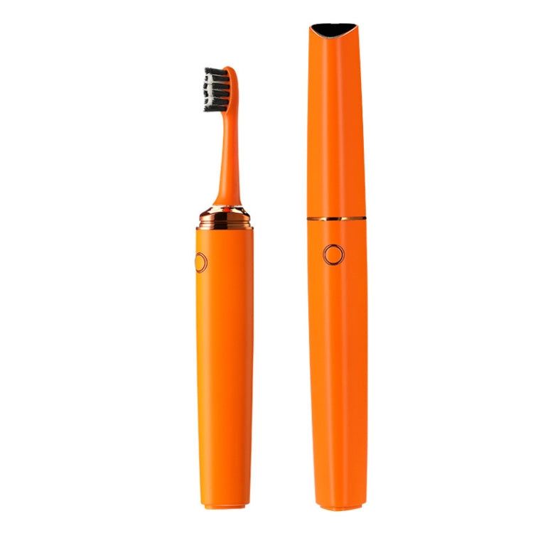 HT10 Smart UV Sterilization Sonic Electric Toothbrush Portable Travel Electric Toothbrush(Orange) - Toothbrushes by buy2fix | Online Shopping UK | buy2fix