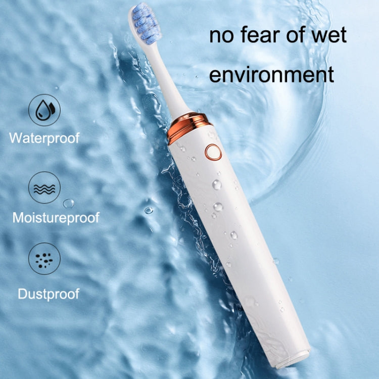 HT10 Smart UV Sterilization Sonic Electric Toothbrush Portable Travel Electric Toothbrush(White) - Toothbrushes by buy2fix | Online Shopping UK | buy2fix