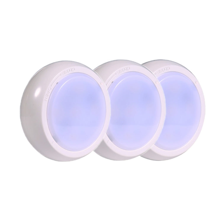 Ambience Pat Light Bedside Eye Protection Night Light, Color: White Light Battery(3pcs No Remote Control) - Novelty Lighting by buy2fix | Online Shopping UK | buy2fix