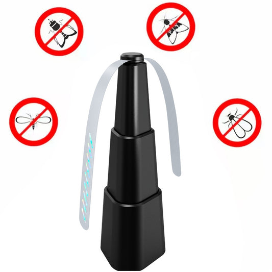 Telescopic Fan Blade Fly Repellent Indoor and Outdoor Multifunctional Automatic Fly Trap, Style: Battery Model - Outdoor Insect Repellent by buy2fix | Online Shopping UK | buy2fix