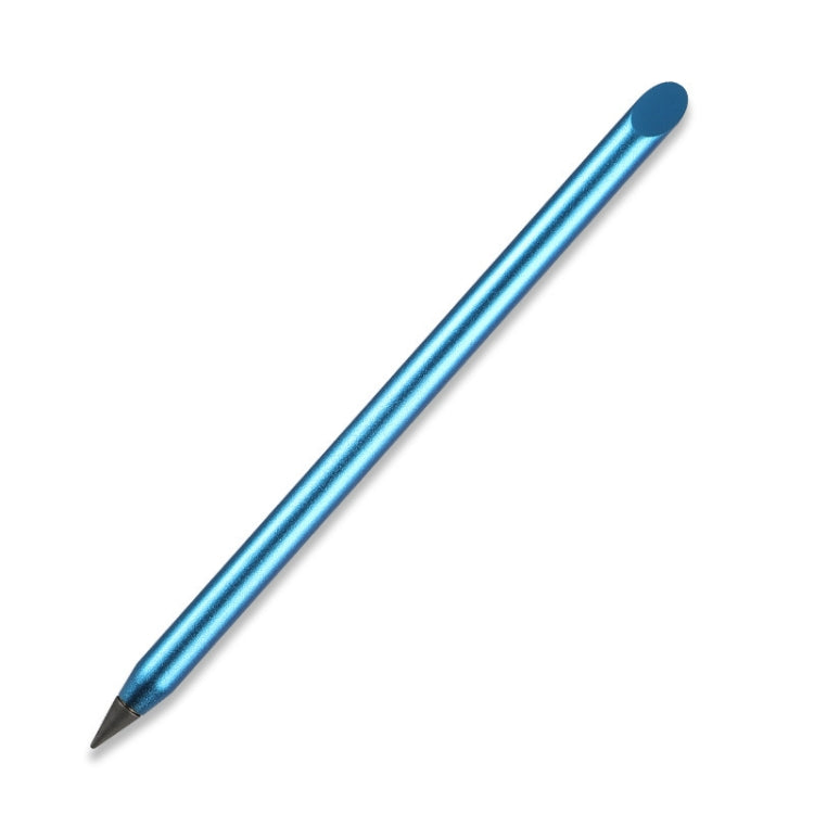 Office Pencil Unlimited Writing Eternal Metal Pen Inkless Pen Student Writing Pencil HB(Blue) - Pencils by buy2fix | Online Shopping UK | buy2fix