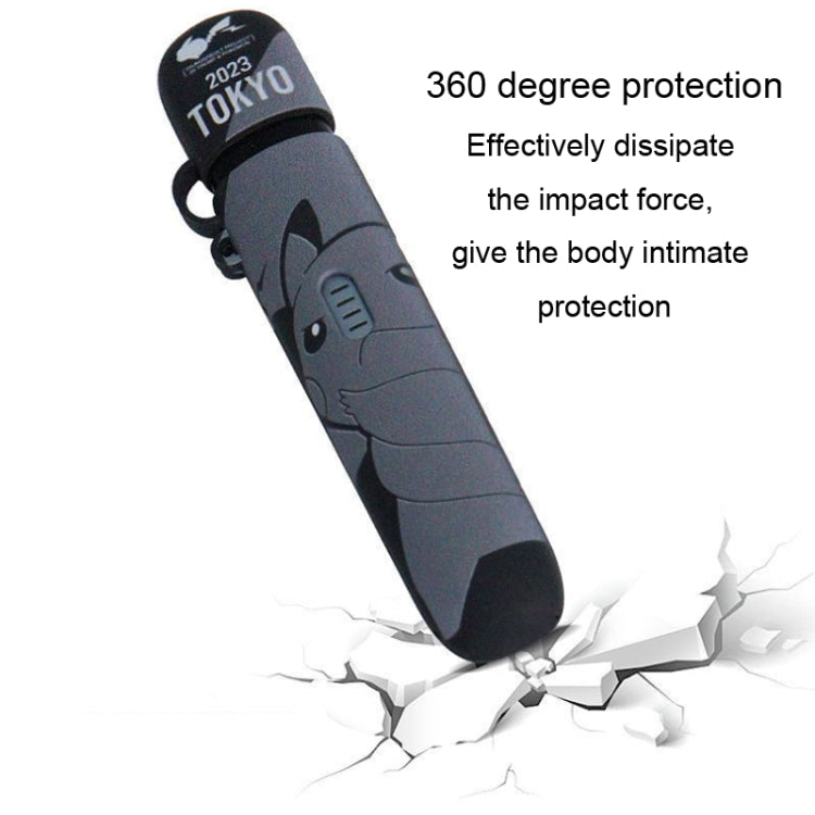 For RELX 5th Generation E Cigarette Drop-Proof Printed Protective Case Cigarette Stick Sleeve(Oxygen Inhalation) - E Cigarette Accessories by buy2fix | Online Shopping UK | buy2fix