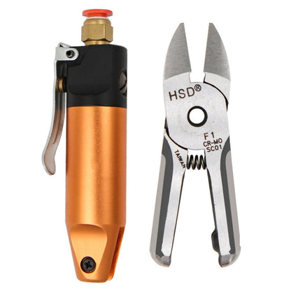 HSD HS-5+F1 Cut Plastic Set 2 In 1 Pneumatic Snip Plier Cutting Metal Plastic Model Scissor Tool - Pliers by HSD | Online Shopping UK | buy2fix