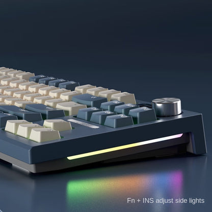 LANGTU LT84 Mechanical Luminous Keyboard, Style: Wireless Tri-Mode RGB Sea-Air Axis Pro (Nightfall) - Wireless Keyboard by LANGTU | Online Shopping UK | buy2fix