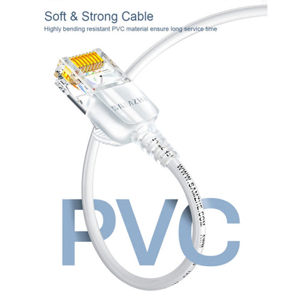 SAMZHE Cat6A Ethernet Cable UTP Network Patch Cable 1.5m(White) - Lan Cable and Tools by SAMZHE | Online Shopping UK | buy2fix