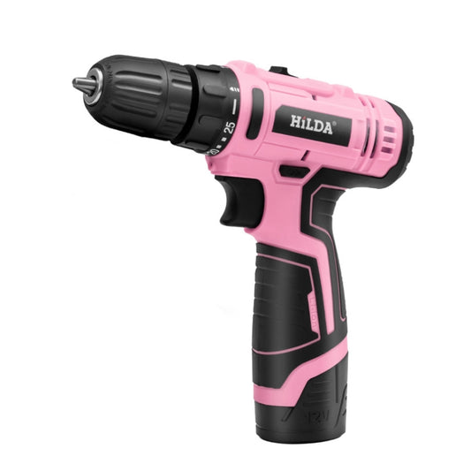 HILDA 12V Cordless Impact Drill Electrical Screwdriver, Plug: US Plug - Drill & Drill Bits by HILDA | Online Shopping UK | buy2fix