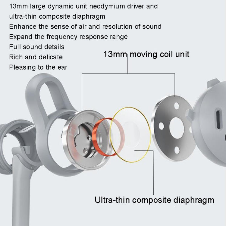 Lenovo ThinkBook UC100 Neckband Dual Wireless Bluetooth Earphone Cell Phone Computer Simultaneous Connection - Neck-mounted Earphone by Lenovo | Online Shopping UK | buy2fix