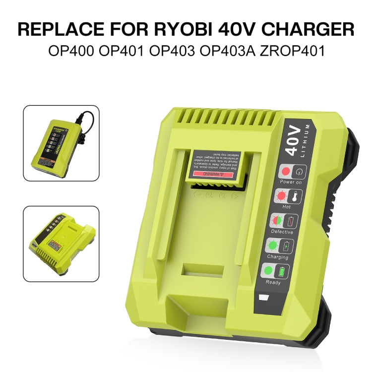 36-40V Tool Cutting Machine Battery Charger, For RYOBI PO401 / PO403 / PO400, Plug: US - Lawn Mower, Saws & Accessories by buy2fix | Online Shopping UK | buy2fix