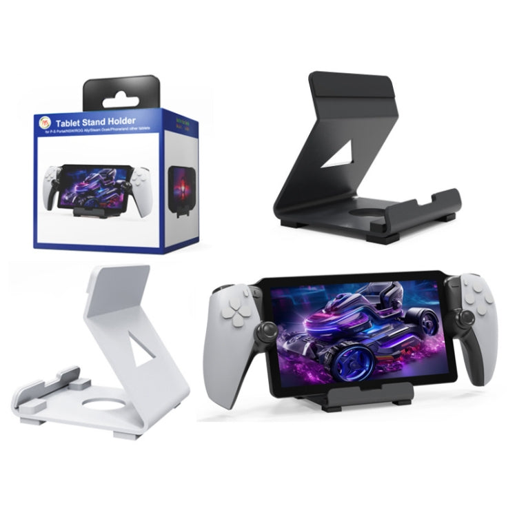 JYS Game Console Desktop Stand For PS Portal / Steam Deck / ROG Ally / Switch / Mobile Phones(Black) - Holder by JYS | Online Shopping UK | buy2fix