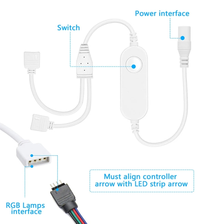 Double Out Graffiti WiFi RGB Light Controller 5V 12V Low Voltage Infrared Sound Control LED Controller - LED Controller by buy2fix | Online Shopping UK | buy2fix