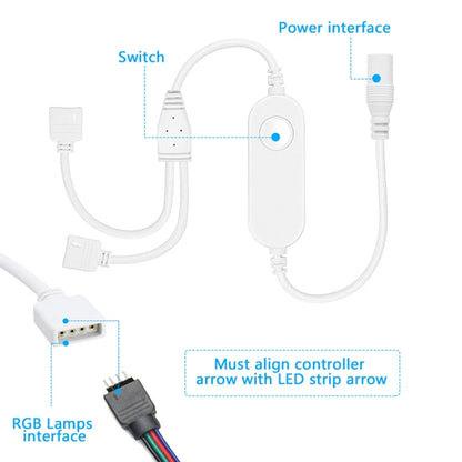 Double Out Graffiti WiFi RGB Light Controller 5V 12V Low Voltage Infrared Sound Control LED Controller - LED Controller by buy2fix | Online Shopping UK | buy2fix