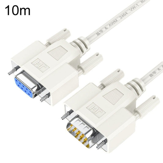 JINGHUA B110 Male To Female DB Cable RS232 Serial COM Cord Printer Device Connection Line, Size: 10m(Beige) - RS485 / RS232 Series by JINGHUA | Online Shopping UK | buy2fix