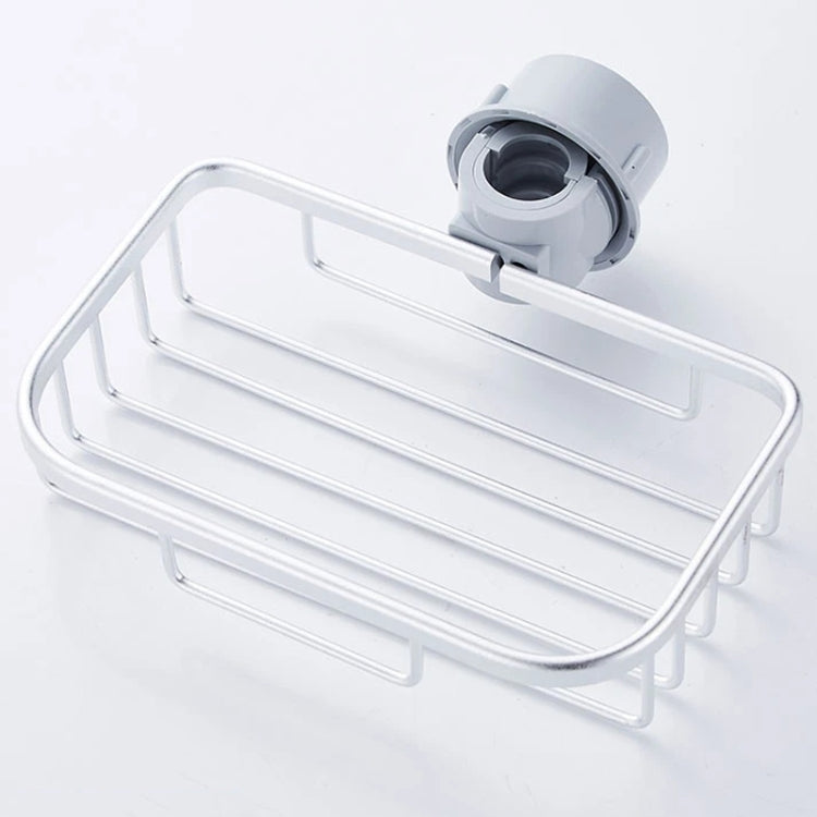 Kitchen Faucet Shelf No-Punch Sink Rag Drainage Basket Sponge Drainage Storage Rack, Style: C Silver - Shelf by buy2fix | Online Shopping UK | buy2fix