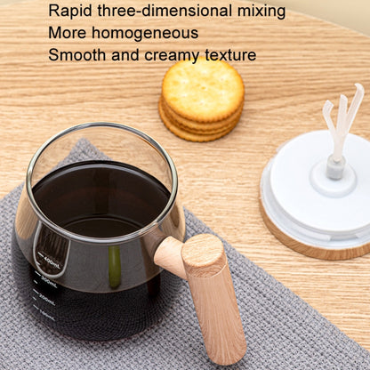 400ml Automatic Stirring Mug Maple Electric Coffee Cup, Style: Battery Transparent Cup - Vacuum Thermoses & Cups by buy2fix | Online Shopping UK | buy2fix