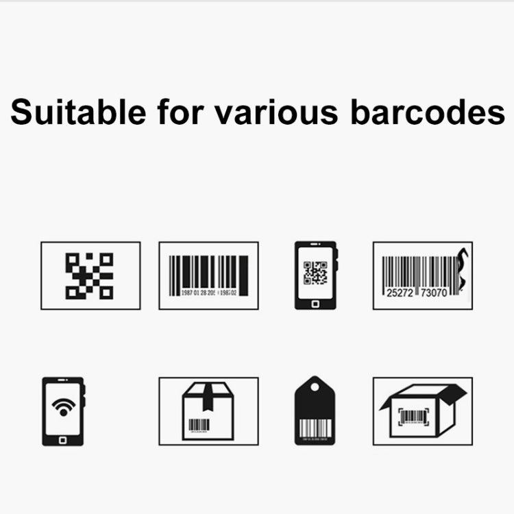 QR Code Scanner Mobile Phone Screen Supermarket Cashier Scanner, Model: Bluetooth Wireless - Barcode Scanner by buy2fix | Online Shopping UK | buy2fix