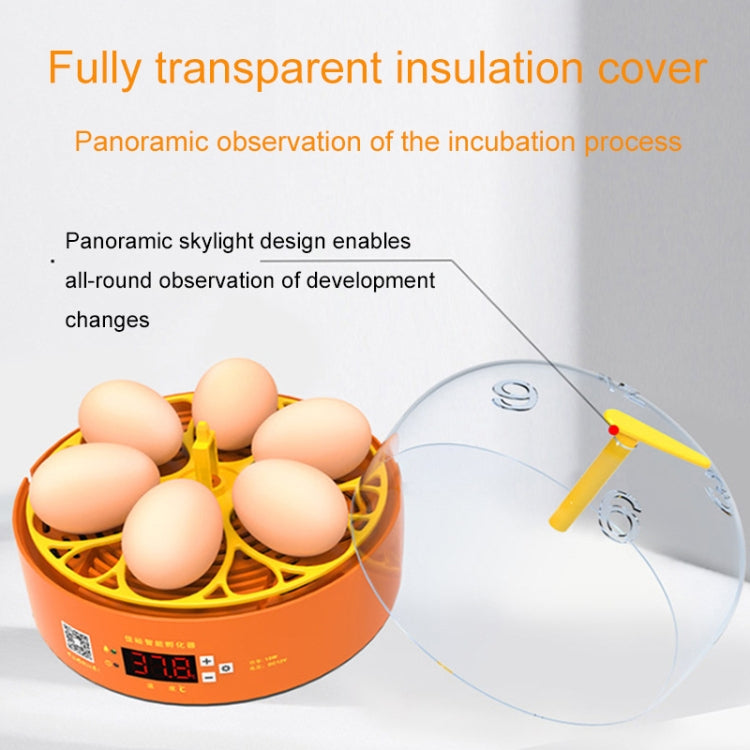 6-Eggs Small Household Experimental Children Smart Chicken Incubators, Spec: Automatic AU Plug - Incubators by buy2fix | Online Shopping UK | buy2fix