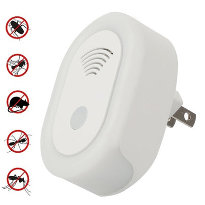 Adjustable Night Light Ultrasonic Mosquito Repeller Mini Home Electronic Mouse Repeller, Spec: AU Plug(White) - Repellents by buy2fix | Online Shopping UK | buy2fix