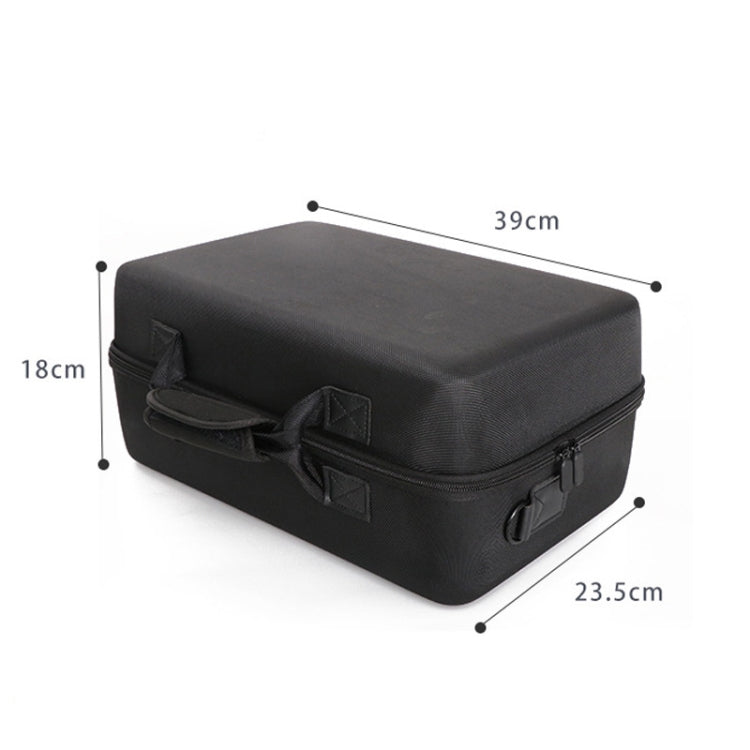 For PS5 Slim Game Console EVA Storage Bag Handbag Carrying Case(1900 Black) - Bags by buy2fix | Online Shopping UK | buy2fix