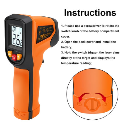 NJTY Digital Display High-Precision Infrared Thermometer For Bakery Kitchen Industry, Spec: T400 - Digital Thermometer by NJTY | Online Shopping UK | buy2fix