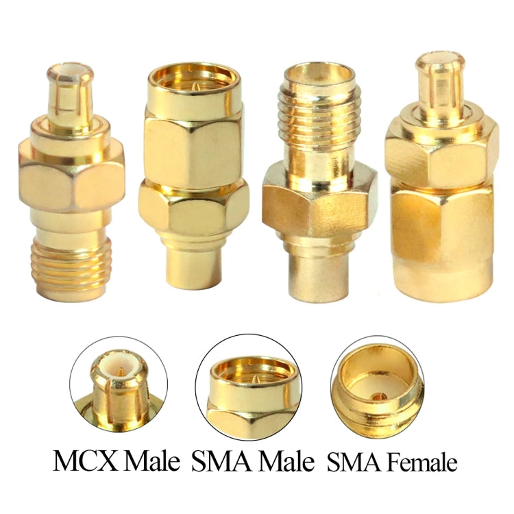 SMA Male To MCX Male High Frequency Coaxial Connector Antenna Rotating Joint - DVB-T & Simulation Antenna by buy2fix | Online Shopping UK | buy2fix