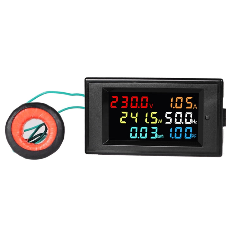 SINOTIMER SPM003 AC LED Digital Voltmeter Frequency Factors Meter Power Monitor, Specification: AC200-450V 100A - Current & Voltage Tester by SINOTIMER | Online Shopping UK | buy2fix