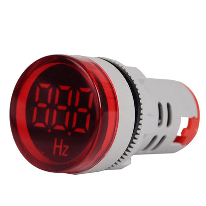 SINOTIMER ST16HZ 20-75Hz AC Frequency 22mm Round Opening LED Digital Signal Indicator Light(01 Red) - Other Tester Tool by SINOTIMER | Online Shopping UK | buy2fix