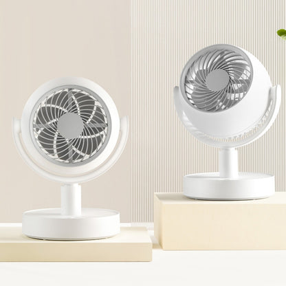 Desktop Air Circulation Fan Household Office Compact Mute Electrical Fan, Style: Battery Model - Electric Fans by buy2fix | Online Shopping UK | buy2fix