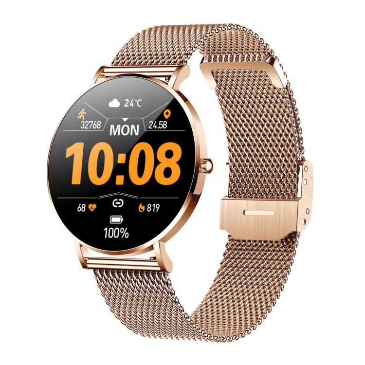 T8 1.3-inch Heart Rate/Blood Pressure/Blood Oxygen Monitoring Bluetooth Smart Watch, Color: Gold - Smart Watches by buy2fix | Online Shopping UK | buy2fix