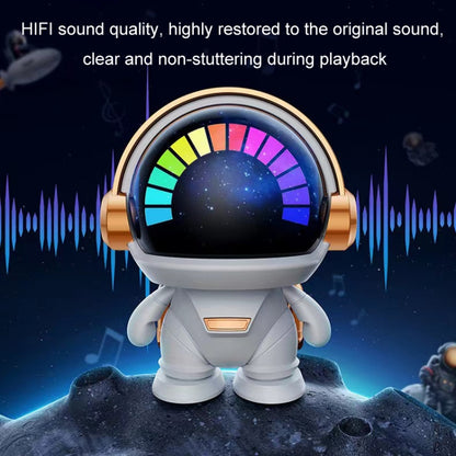 Mini Astronaut Portable Smart Subwoofer Bluetooth Speaker, Color: Platinum Light Model - Mini Speaker by buy2fix | Online Shopping UK | buy2fix