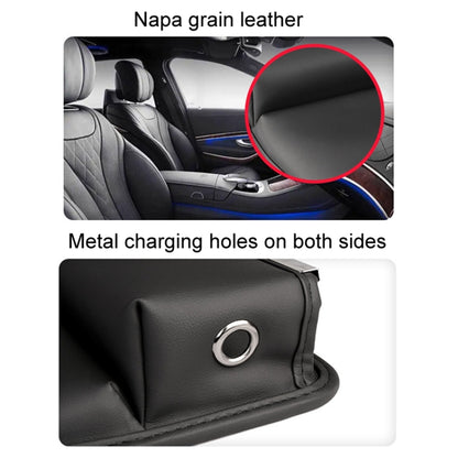Automotive Seat Clamp Seam Organizer Car Decoration Storage Bag Water Cup Model, Style: Passenger Mocha Brown - Stowing Tidying by buy2fix | Online Shopping UK | buy2fix