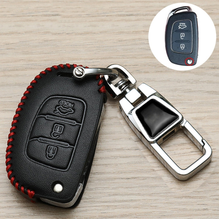 For Hyundai Car Key Cover Multifunctional Keychains Anti-lost Number Plates, Style: B - Car Key Cases by buy2fix | Online Shopping UK | buy2fix
