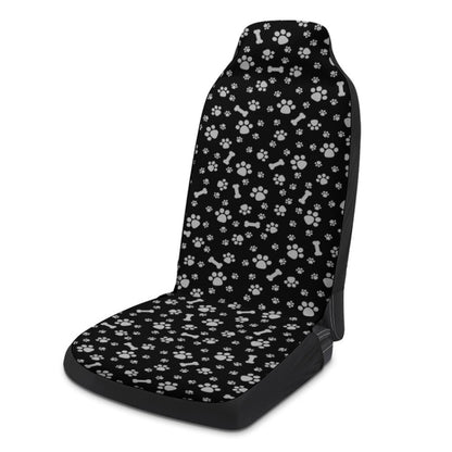 Car Universal Printed Seat Protector Automobile Decoration Supplies, Style: Footprint And Bone - Seat Accessories by buy2fix | Online Shopping UK | buy2fix