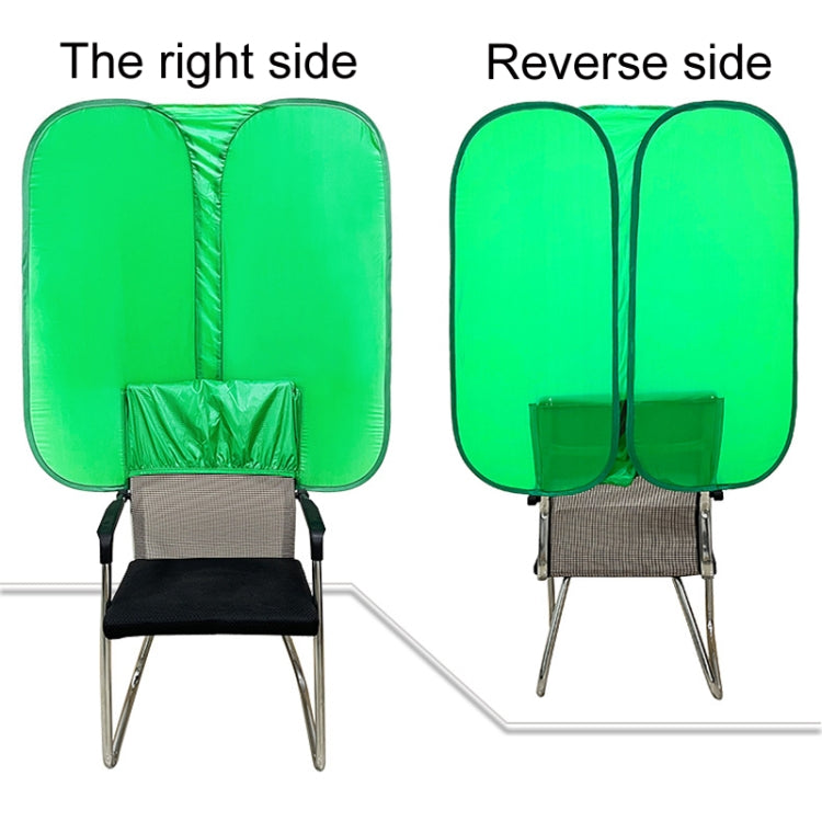 Live E-sports Double-sided Background Cutout Green Screen For Chair(0.42kg) - Solid Color by buy2fix | Online Shopping UK | buy2fix