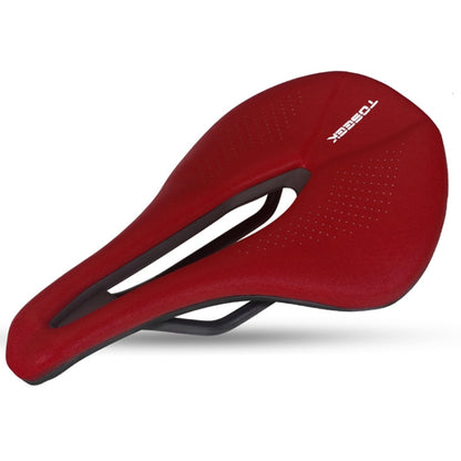 TOSEEK Bicycle Wide Seat Cushion Shock Absorption Comfortable Saddle, Color: Red - Bicycle Saddle by TOSEEK | Online Shopping UK | buy2fix