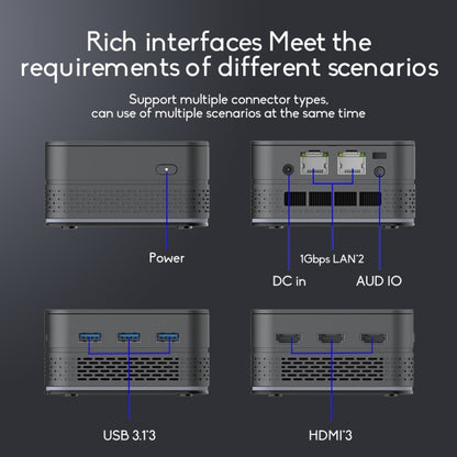 T9 Plus N100 DDR5 16G+256G US Plug 12th Alder Lake Dual Gigabit LAN+3 HDMI 4K HD Pocket Mini PC - Windows Mini PCs by buy2fix | Online Shopping UK | buy2fix