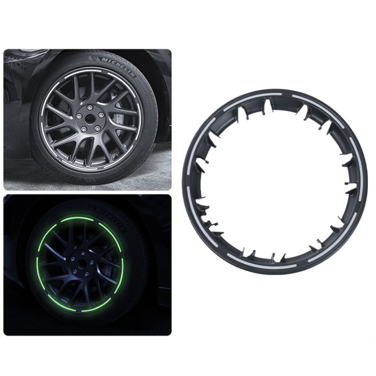 For 2024 Tesla Model 3 Half Hemming Luminous Hubcaps(4pcs/ Set) - Wheels Tires & Parts by buy2fix | Online Shopping UK | buy2fix